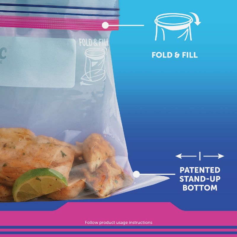 Ziploc Double Seal Lock Food Storage Bag 1 Gal.