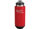 Milwaukee PackOut Insulated Bottle with Chug Lid 36 Oz., Red