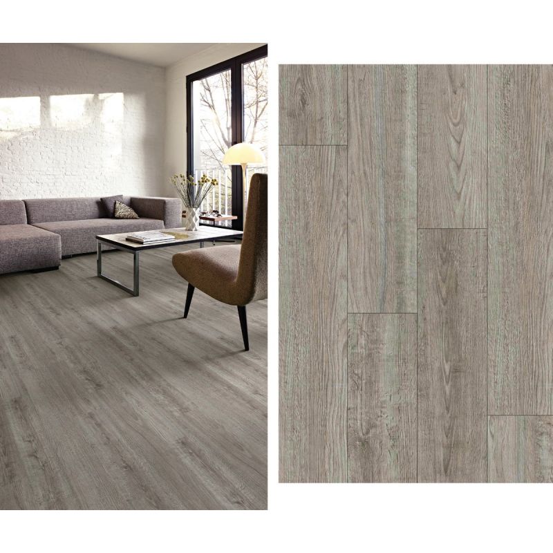 Mohawk Design Elements Luxury Vinyl Rigid Core Floor Plank Rockport Gray, Design Elements