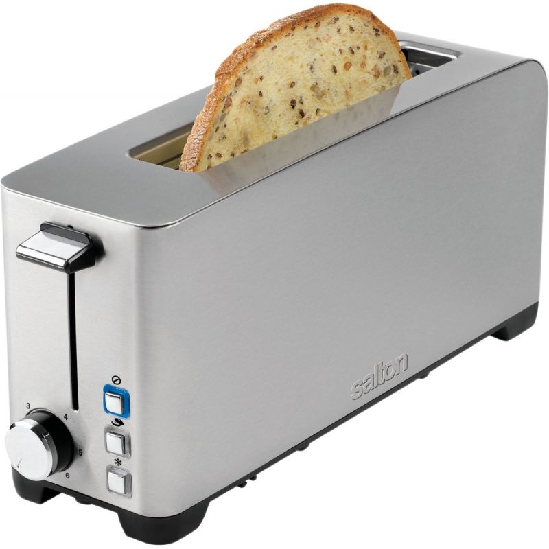 Salton Long Slot Toaster Silver