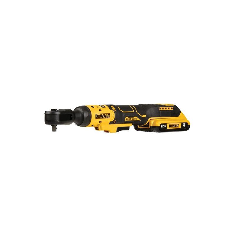 DeWALT Atomic Compact DCF513D1 Ratchet Kit, Battery Included, 20 V, 2 Ah, 3/8 in Drive, Square Drive
