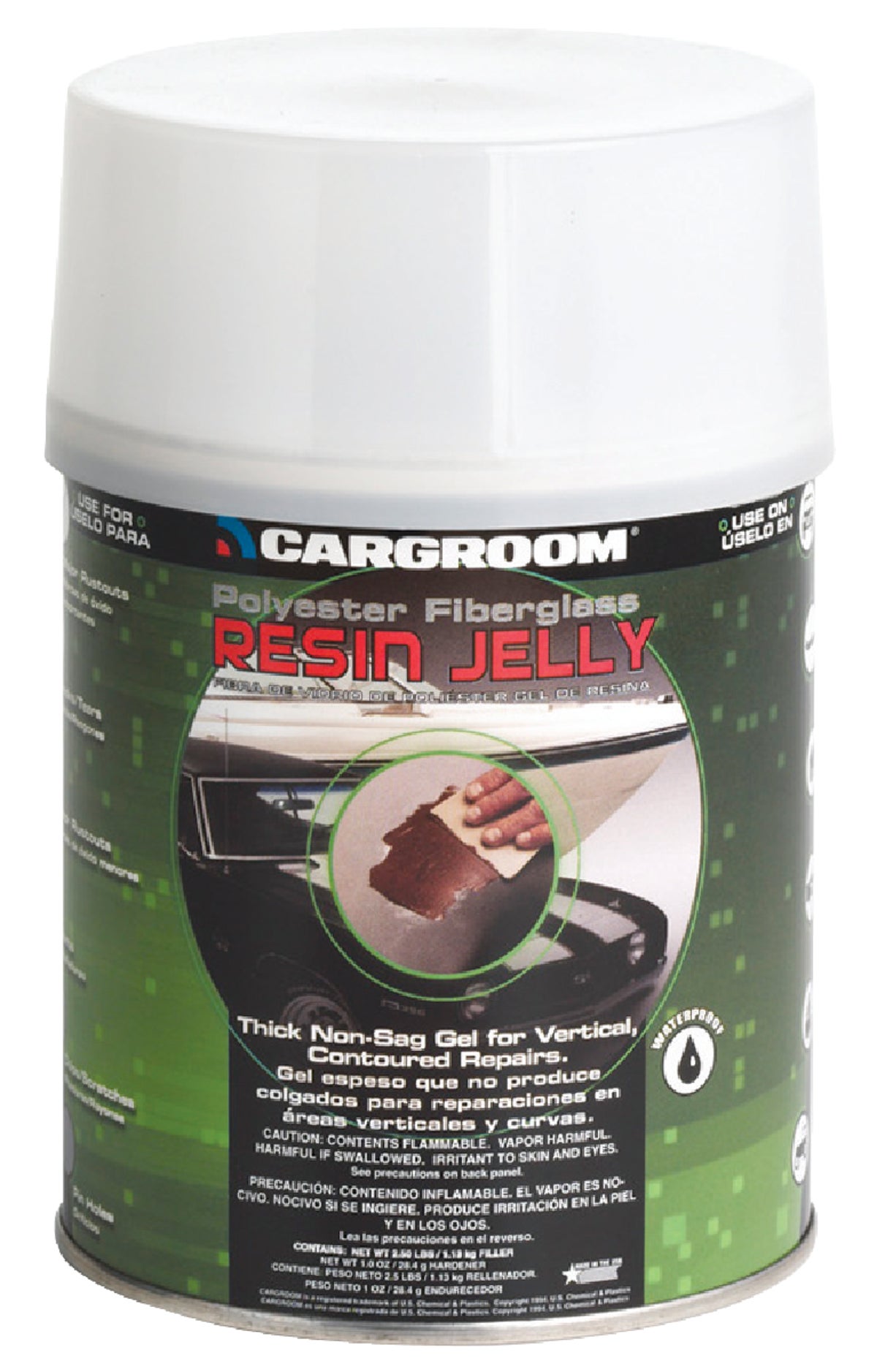 Cargroom 1 Qt. Fiberglass Resin Auto Body Repair Kit - Town