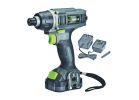 Genesis GLID12B Impact Driver, Battery Included, 12 V, 1/4 in Drive, Hex Drive, 3000 ipm, 2300 rpm Speed