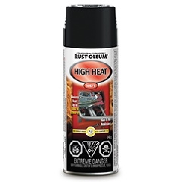 Rust-Oleum Automotive 248938 Engine Enamel Spray Paint, Black, 12 oz