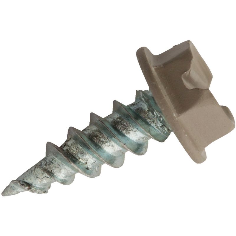 Do it Slotted Hex Washer Head Zip Screw Clay