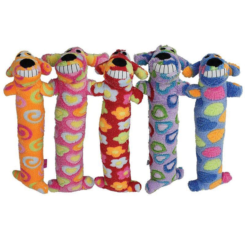 Multipet MP478400 Dog Toy, Loofa Toy, Plush, Assorted Assorted