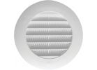 Builders Best Round Eave &amp; Soffit Vent 4 In., White