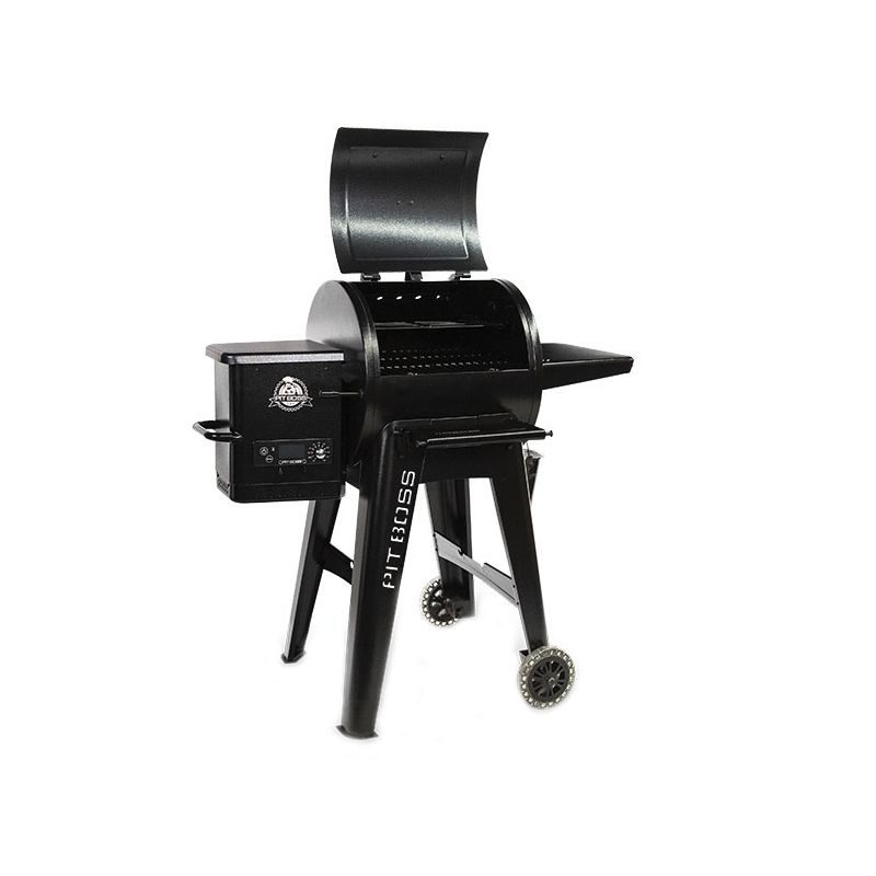 PIT BOSS 550 Navigator 10525 Wood Pellet Grill, 8200 Btu, 400 sq-in Primary Cooking Surface, Smoker Included: Yes Black/Gray