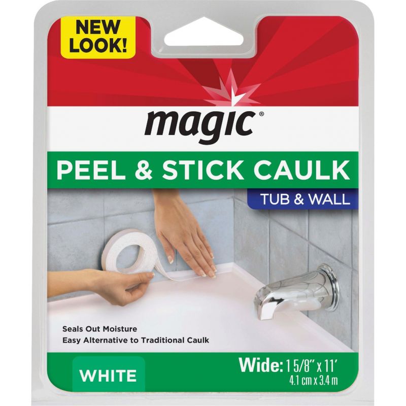 Magic Shower &amp; Wall Caulk Strip White