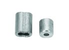 Campbell B7675424 Cable Ferrule and Stop Set, 1/8 in Dia Cable, Aluminum