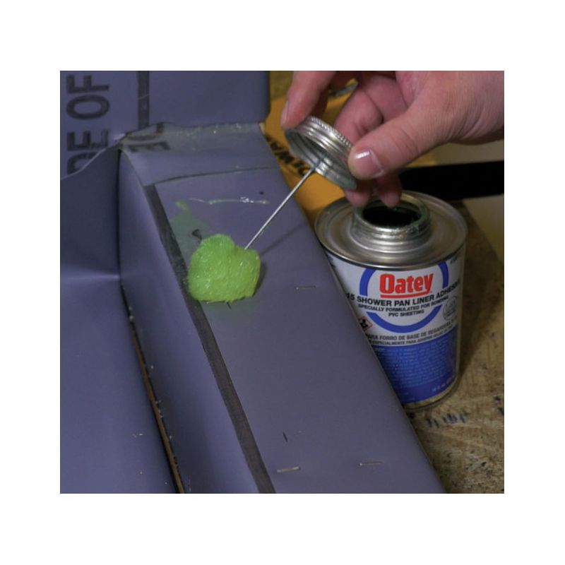 Oatey 308122V Bonding Adhesive, 16 oz Can, Liquid, Green Green