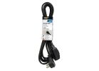PowerZone Extension Cord, 16 AWG Cable, 9 ft L, Black