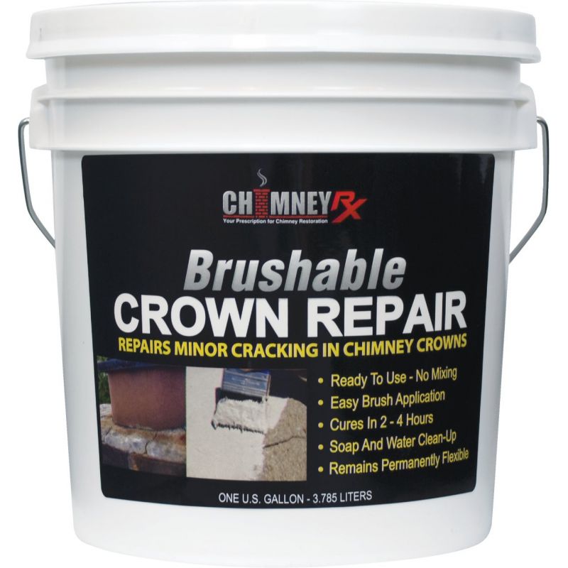 Chimney RX Brushable Crown Repair Elastomeric Sealant 1 Gal.