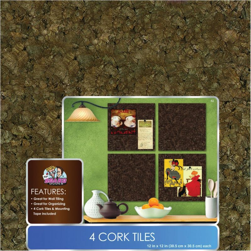 Board Dudes Dark Cork Tiles