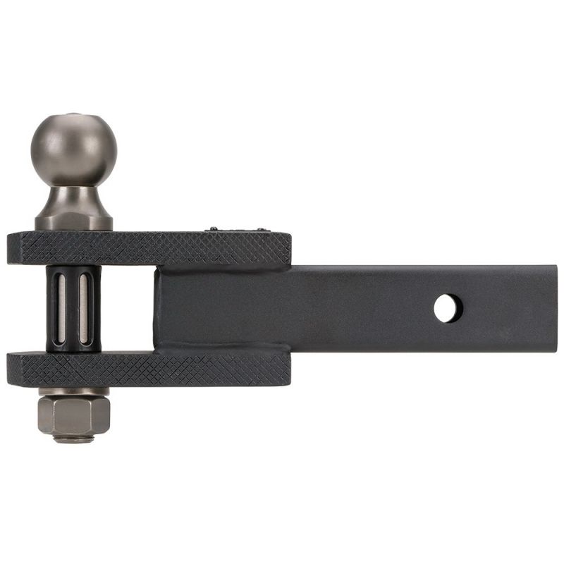 Reese Towpower Tactical 7089244 Ball Mount Clevis and Hitch, 2 in, 2-5/16 in Dia Hitch Ball, Steel, Matte/Pewter Black