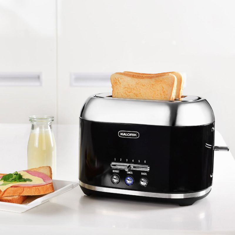 Buy Hamilton Beach 24790 Toaster, 1500 W, 4-Slice, Knob, Pushbutton Control