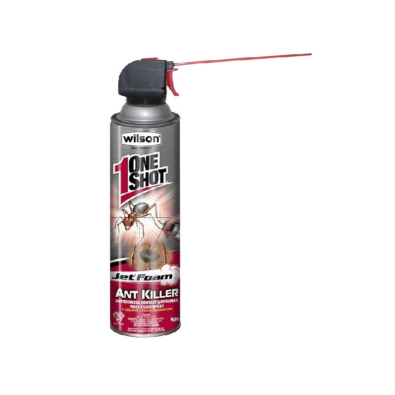 Wilson OneShot 7316450 Jet Foam Ant Killer, Foam, Spray Application, 425 g