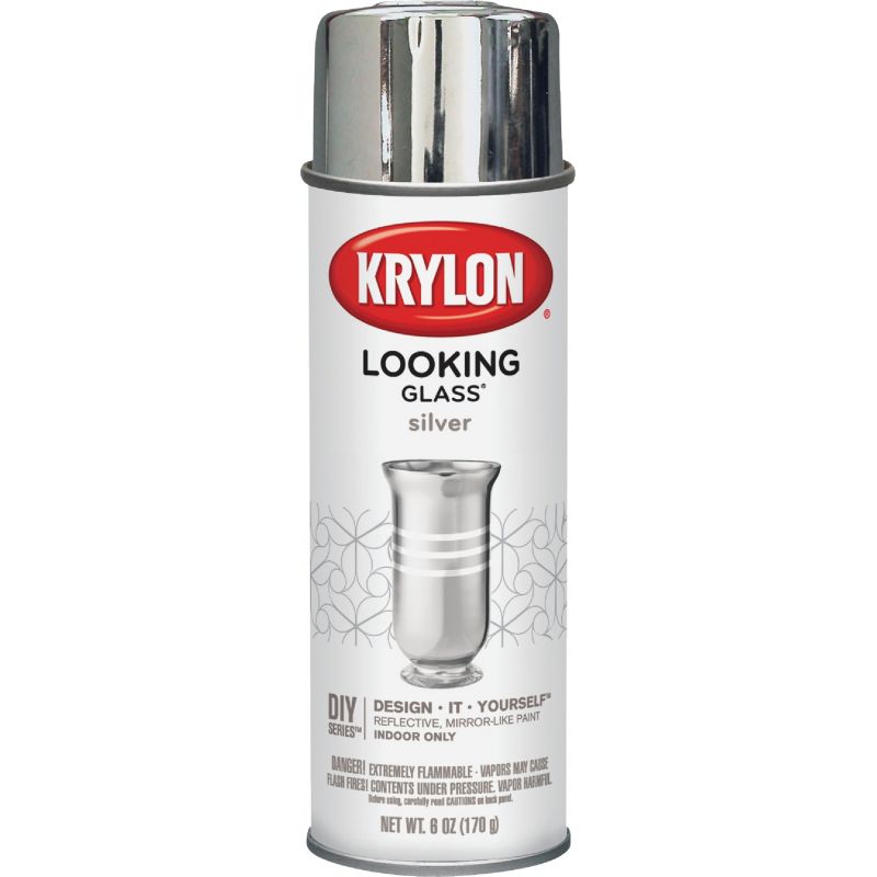 Krylon LOOKING GLASS Spray Paint Silver, 6 Oz.