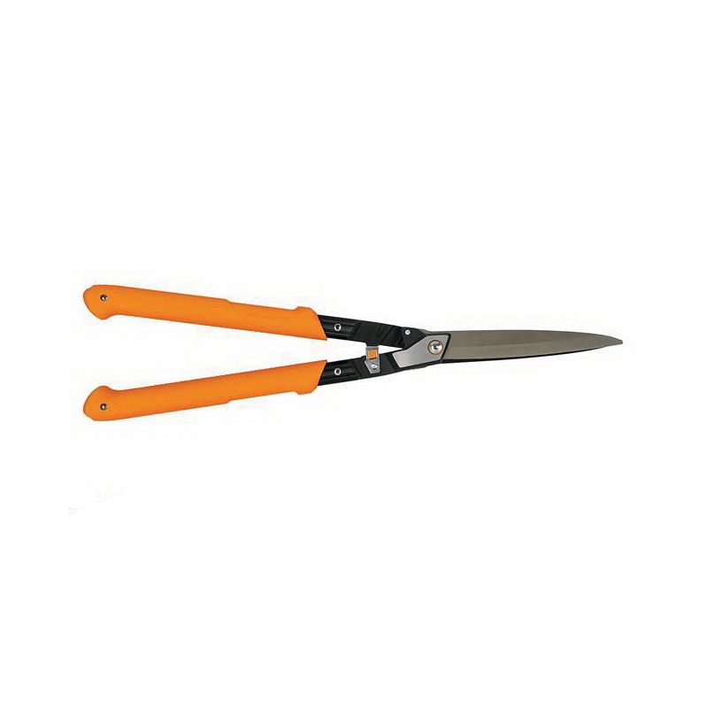 Fiskars 394921-1001 Pro Hedge Shear, Serrated Blade, 9 in L Blade, HCS Blade, Aluminum Handle, Soft Grip Handle 9 In
