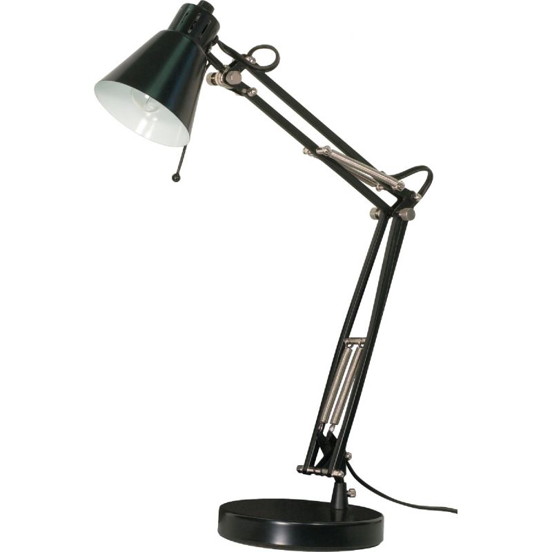 Satco Drafting Desk Lamp Black