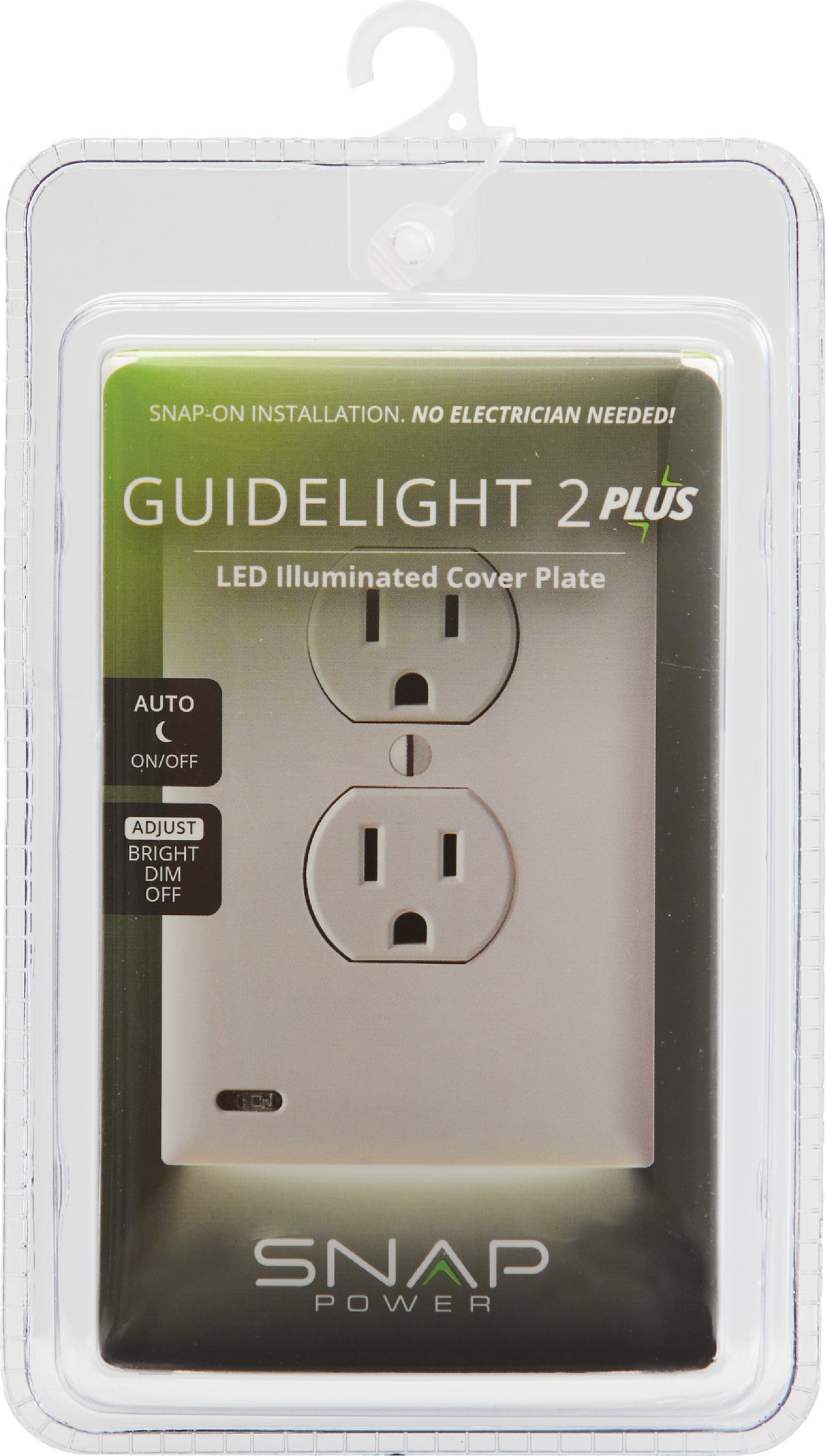Buy SnapPower GuideLight 2 PLUS Outlet Wall Plate White
