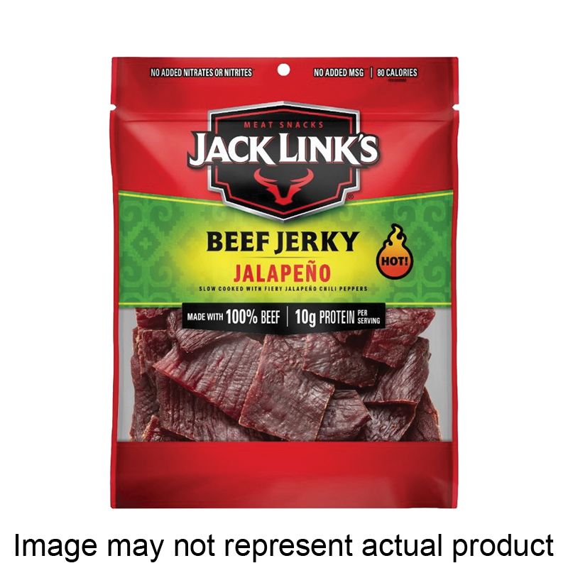 Jack Link&#039;s 10000008445 Snack, Jerky, Jalapeno, 2.85 oz