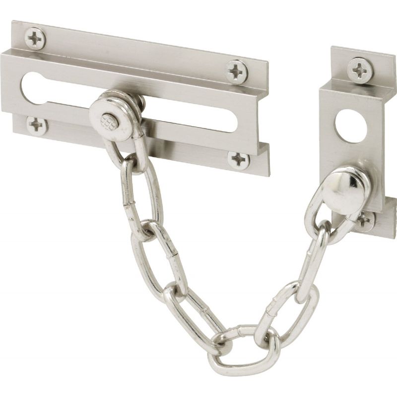 Defender Security Solid Brass Chain Door Guard