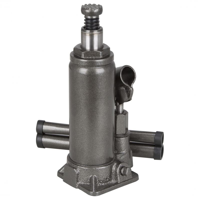 ProSource T010704 Hydraulic Bottle Jack, 4 ton, 7-5/8 to 14-5/8 in Lift, Steel, Gray Gray