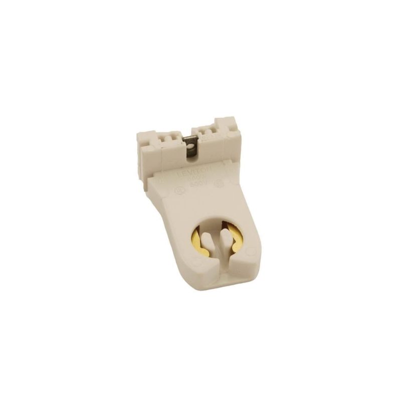 Leviton 13357-N Lamp Holder, 600 V, 660 W, Urea Housing Material, White White