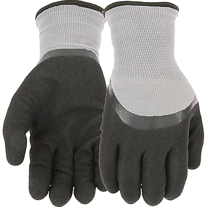 West Chester Protective Gear Sandy Nitrile Dipped Thermal Work Gloves XL, Black &amp; Gray
