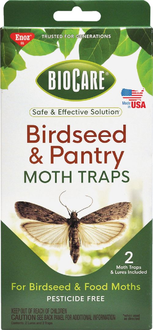 Enoz BioCare Clothes Moth Traps with Lures, Pesticide-Free Glue