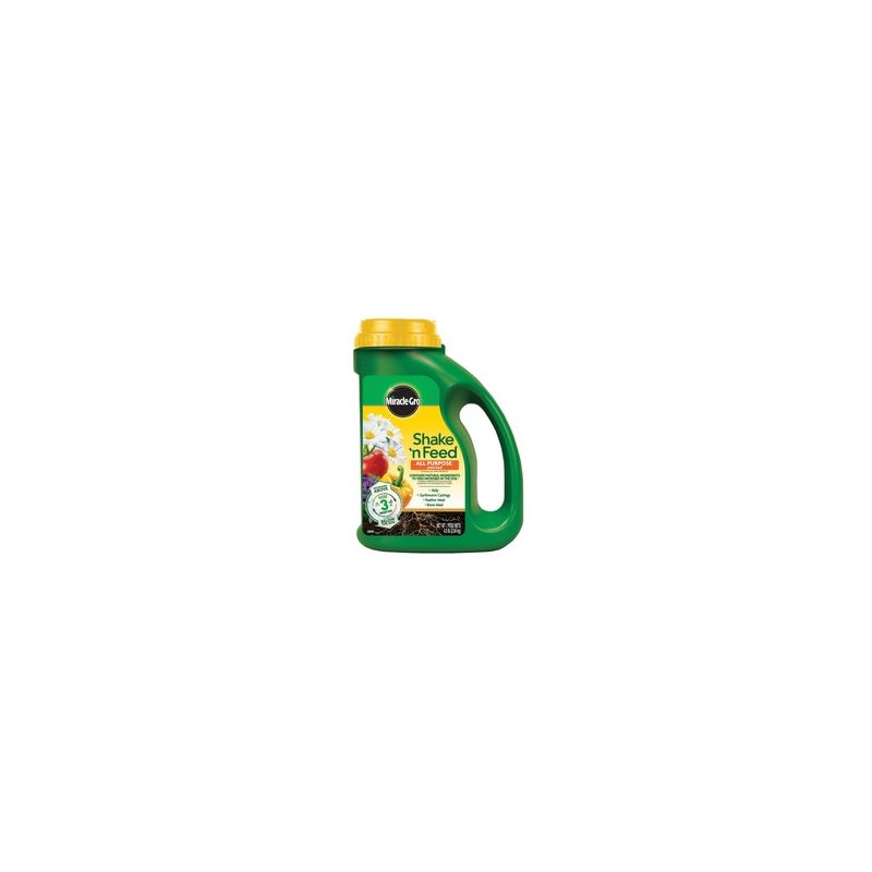 Miracle-Gro Shake &#039;n Feed 3001901 All-Purpose Plant Food, 4.5 lb, Solid, 12-4-8 N-P-K Ratio