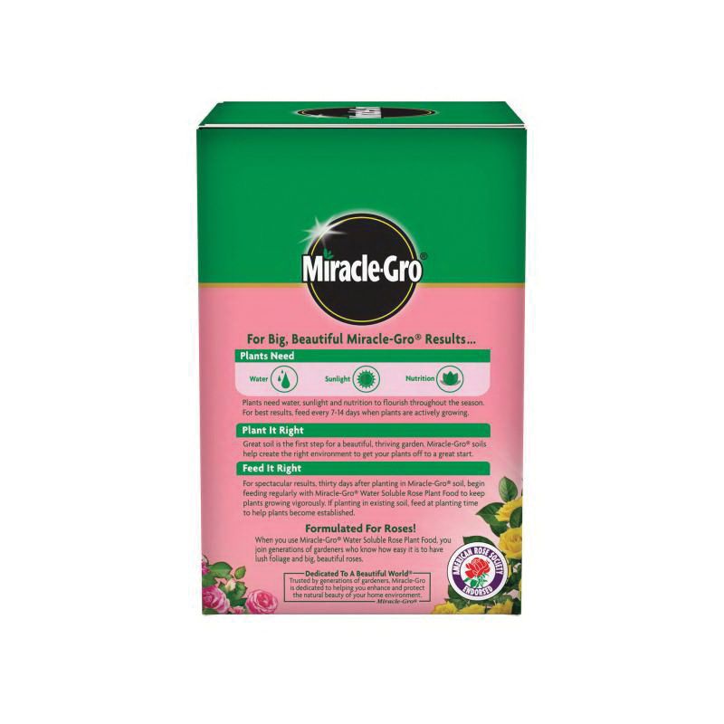 Miracle-Gro 2000221 Plant Food, 1.5 lb Box, Solid, 18-24-16 N-P-K Ratio Light Pink