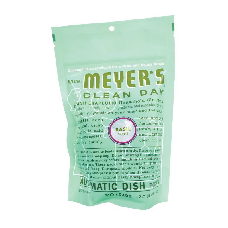 Mrs. Meyer&#039;s 14464 Dishwasher Detergent, 12.7 oz, Liquid, Basil