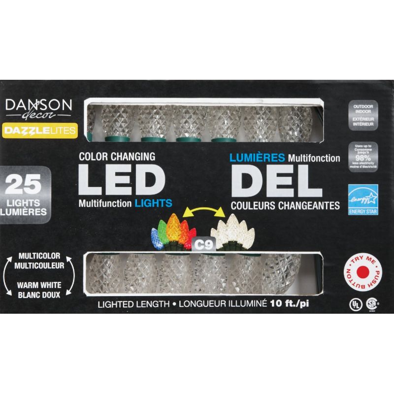 Danson Decor Dazzlelites C9 LED Color Changing Chasing Light Set