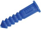 Hillman Ribbed Plastic Anchor Kit #8 - #10 - #12 Thread, Blue