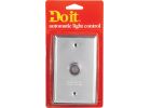 Do it Photocell Lamp Control With Switch Plate Aluminum