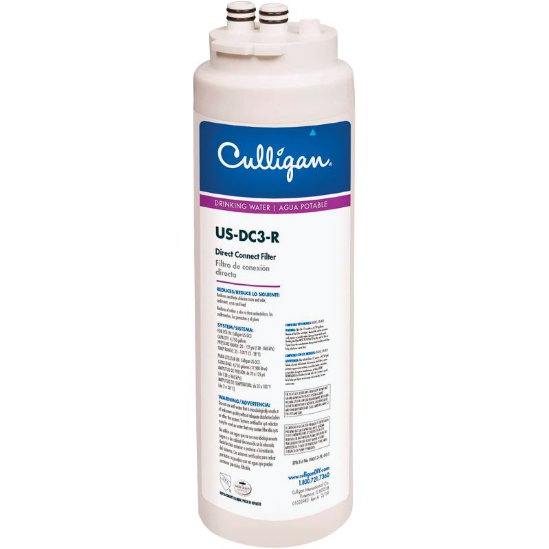 Culligan US-DC-3 Direct Connect Under Sink Drinking Water Filter Cartridge