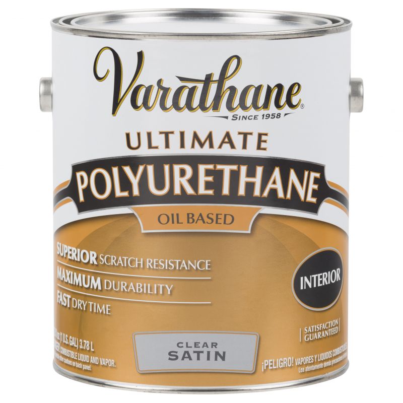 Varathane 9132 Polyurethane, Liquid, Clear, 1 gal, Can Clear (Pack of 2)