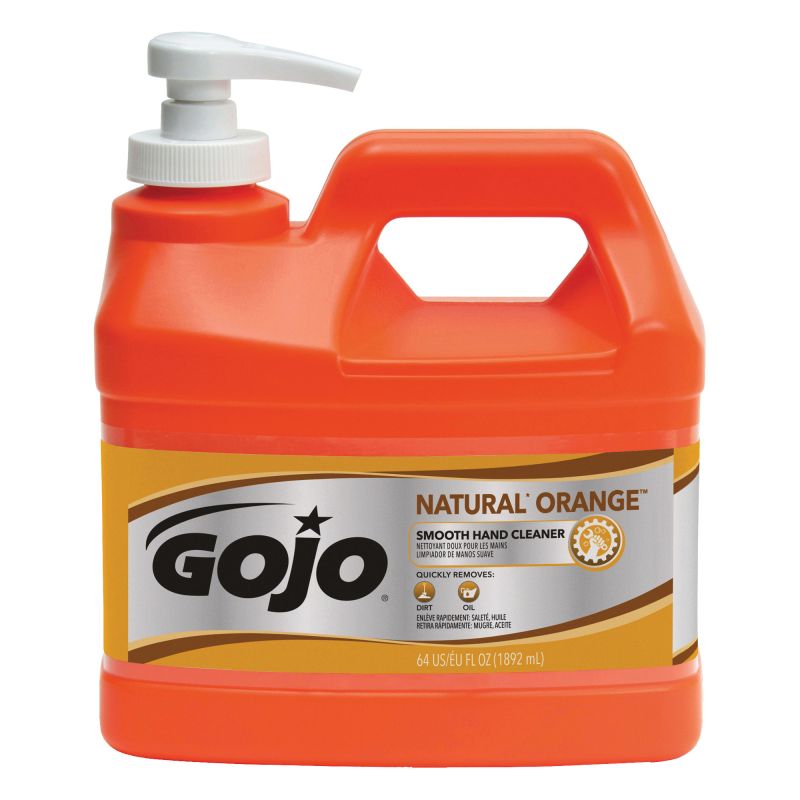 Gojo 0948-04 Hand Cleaner, Liquid, Citrus, 0.5 gal, Bottle (Pack of 4)