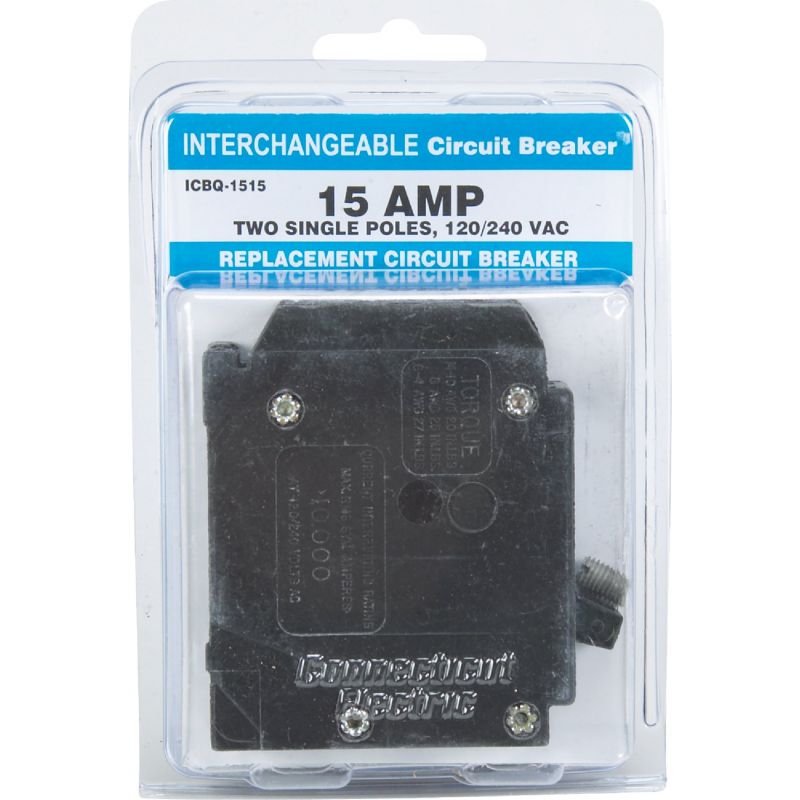 Connecticut Electric Interchangeable Packaged Circuit Breaker 15/15