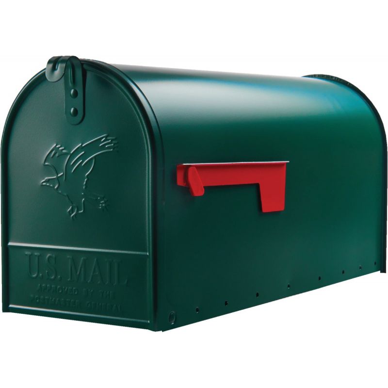 Gibraltar Elite Large Series Post Mount Mailbox Large, Green