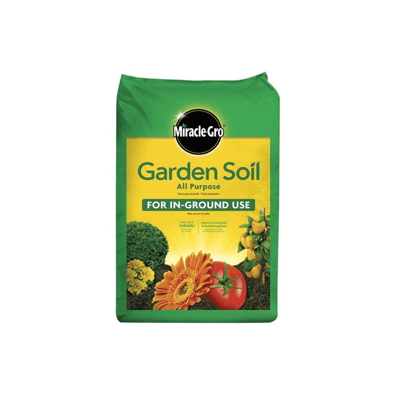 Miracle-Gro 75052430 All-Purpose Garden Soil, Solid, 2 cu-ft Bag