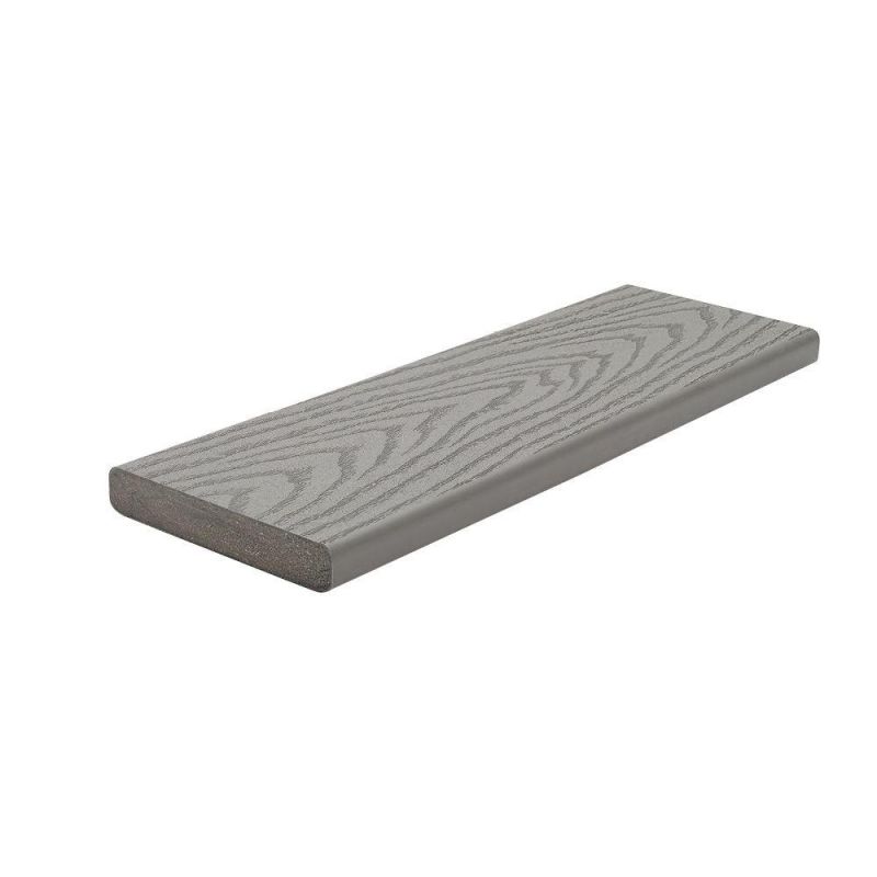 Trex 1&quot; x 6&quot; x 12&#039; Select Pebble Grey Squared Edge Composite Decking Board