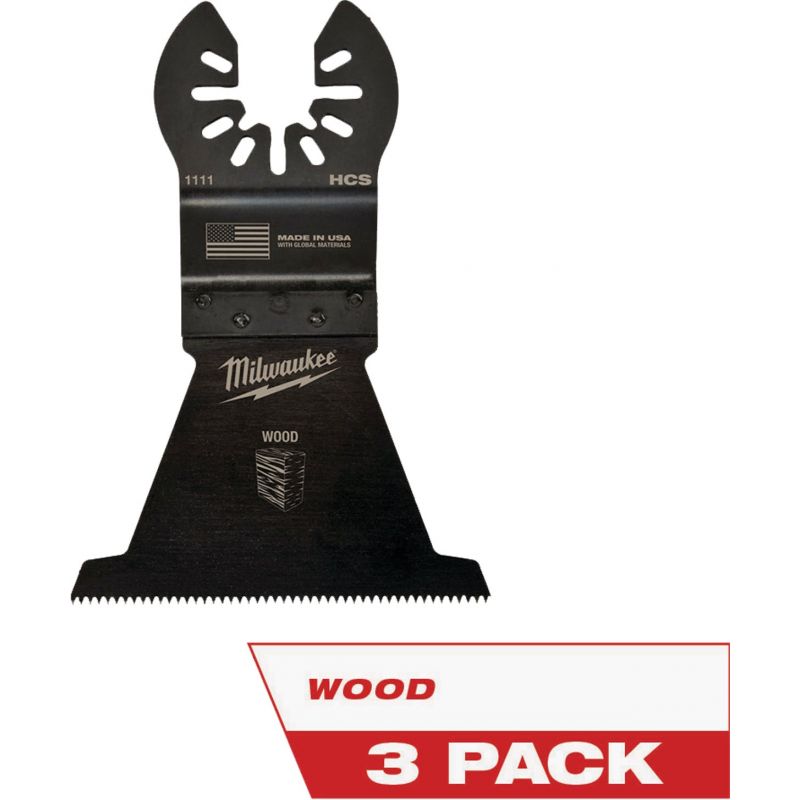 Milwaukee OPEN-LOK High Carbon Steel Wood Oscillating Blade
