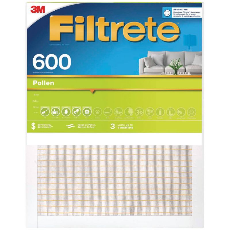 Filtrete Clean Living Furnace Filter (Pack of 4)