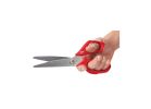 Milwaukee 48-22-4046 Jobsite Scissors, 9.3 in OAL, Metal Blade, Loop Handle, Gray/Red Handle