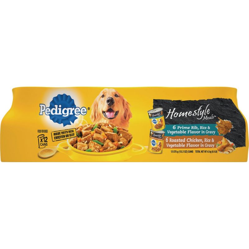 Pedigree Homestyle Meals Wet Dog Food 22 Oz.