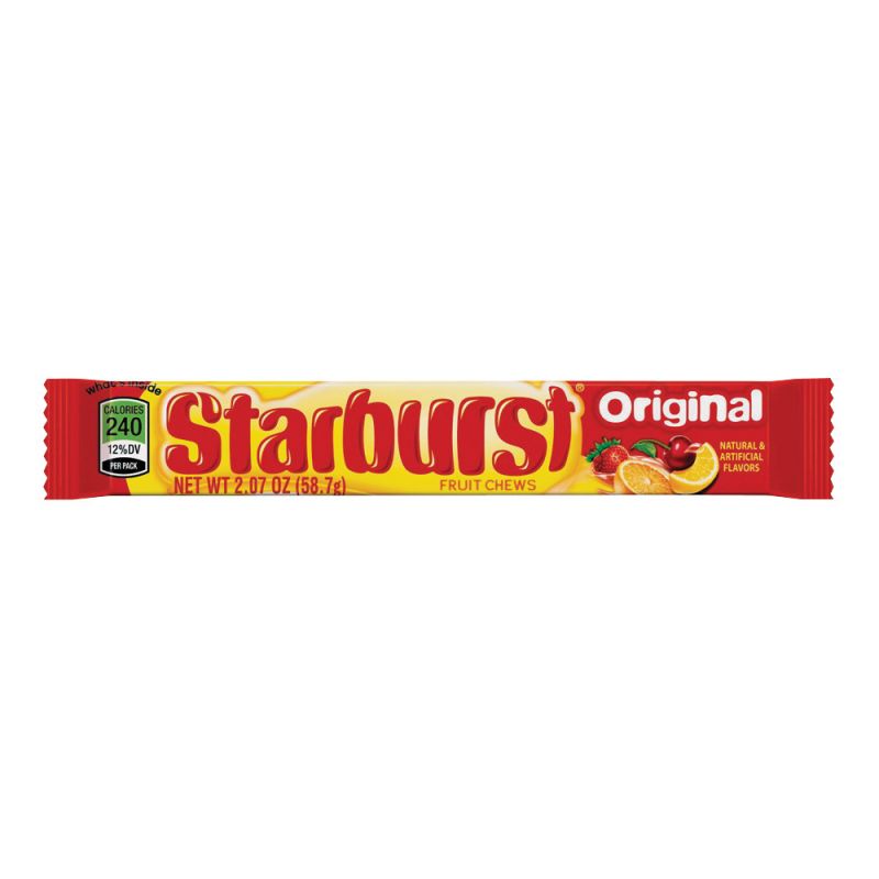 Starburst STARB36 Fruit Candy, Assorted Fruits Flavor, 2.07 oz (Pack of 36)