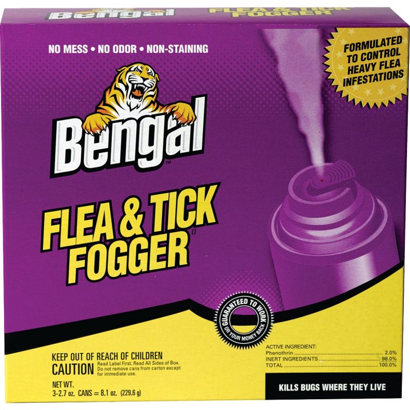 Bengal Flea &amp; Tick Indoor Insect Fogger 2.7 Oz.